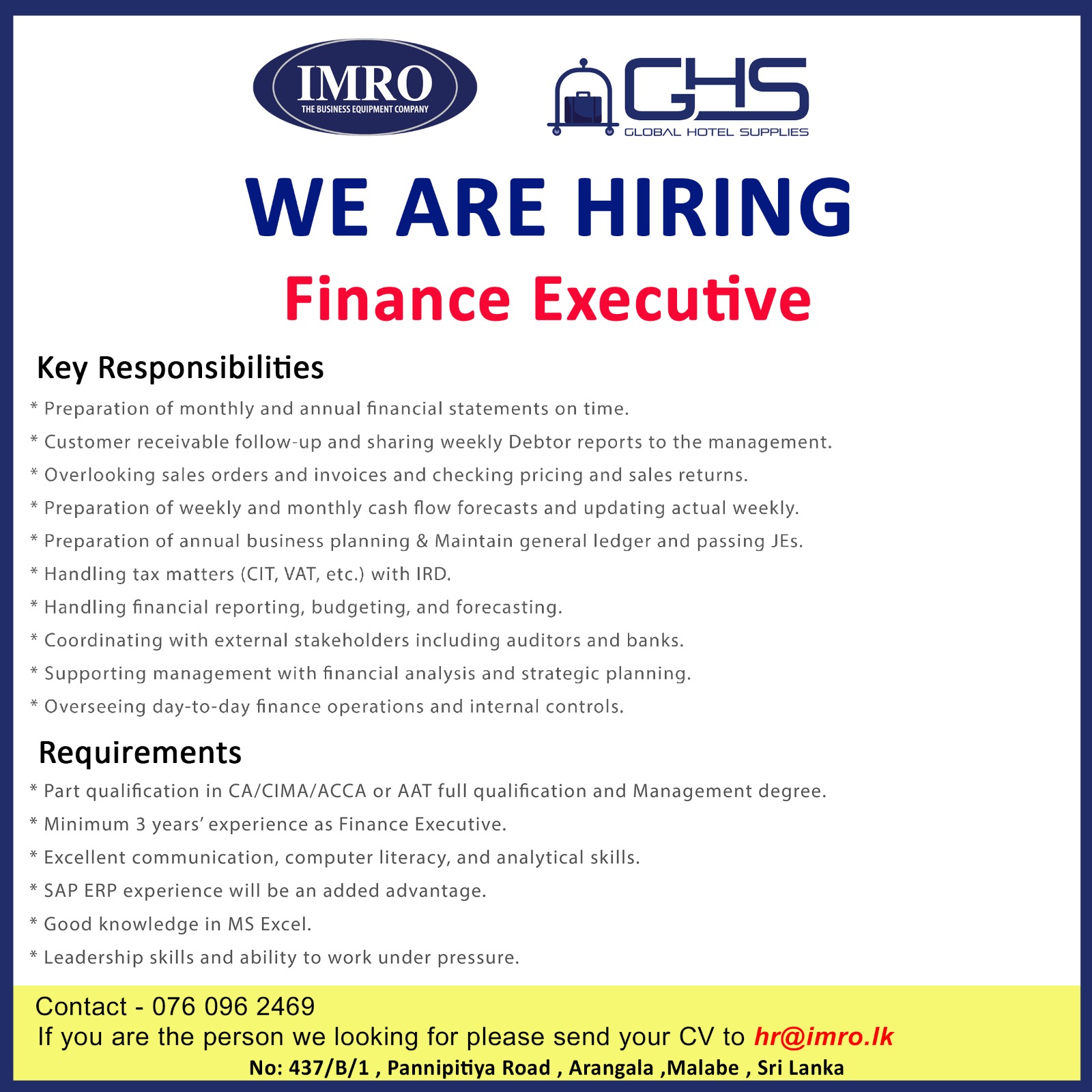 IMRO BUSINESS